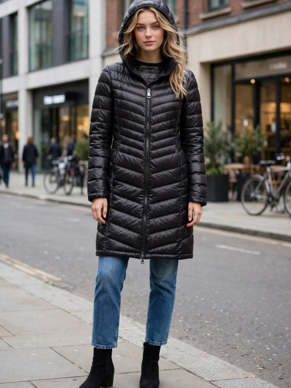 Andrew Marc Lightweight Premium Down Coat (Packable)